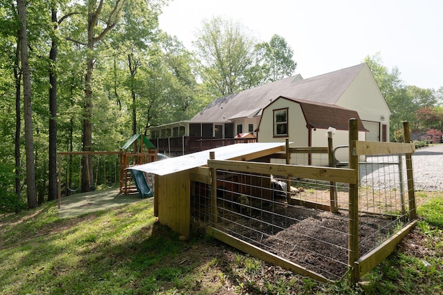 1233 Hardwood Trl, Burns, TN 37029 - exterior space featuring a garage