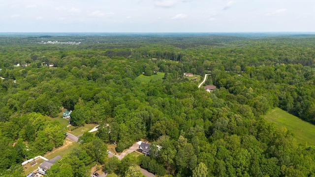 1233 Hardwood Trl, Burns, TN 37029 - drone / aerial view featuring a forest view
