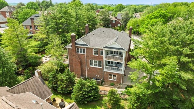 drone / aerial view