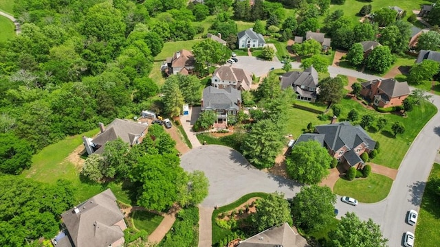 birds eye view of property featuring a residential view