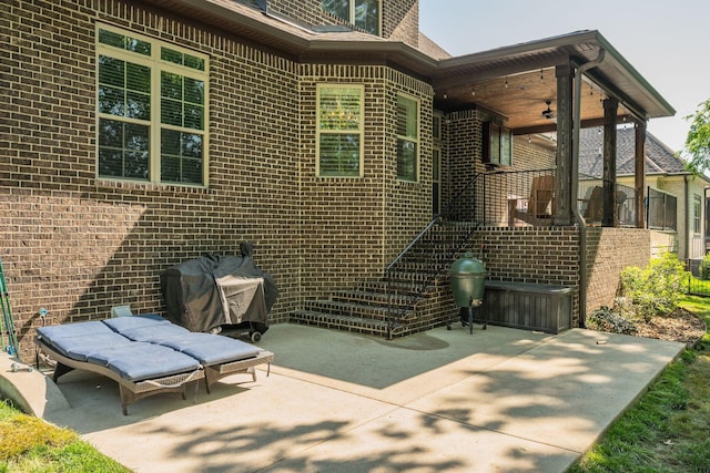 2965 Stewart Campbell Pt, Spring Hill, TN 37174 - view of patio / terrace with stairway