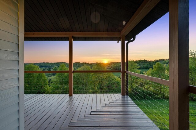 231 Wolf Ridge Ln, Lynchburg, TN 37352 - view of wooden terrace