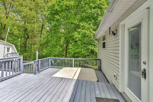 view of deck