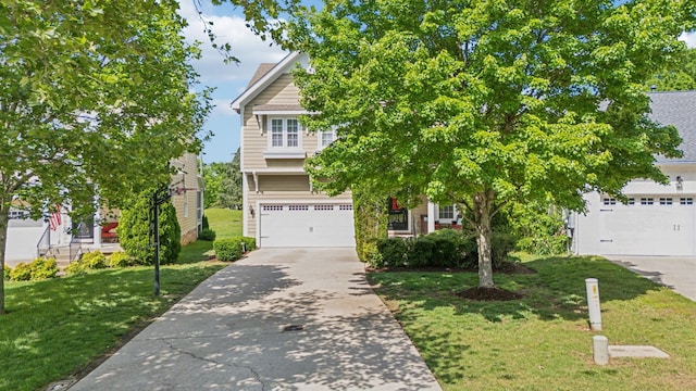 5028 Burke Trl, Nolensville, TN 37135 - view of front of property with a garage, a front yard, and concrete driveway