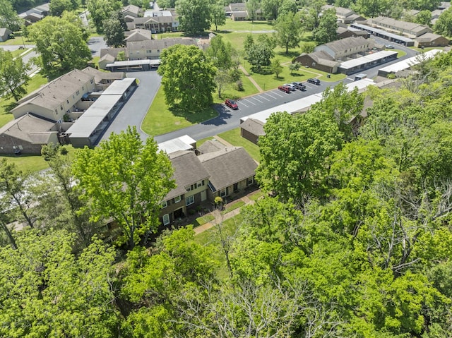 aerial view featuring a residential view
