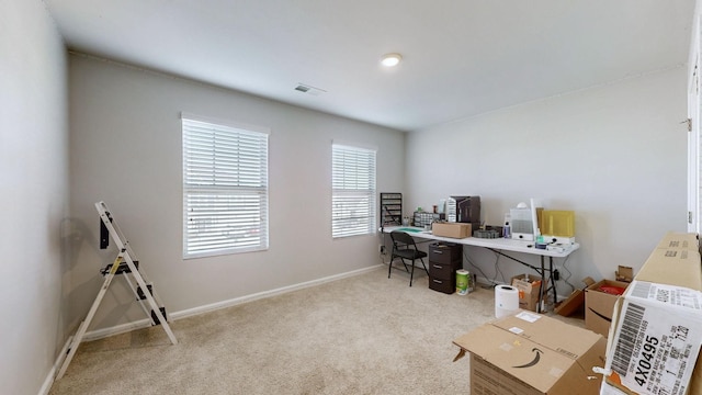 204 Princeton Dr, Lebanon, TN 37087 - carpeted home office featuring baseboards