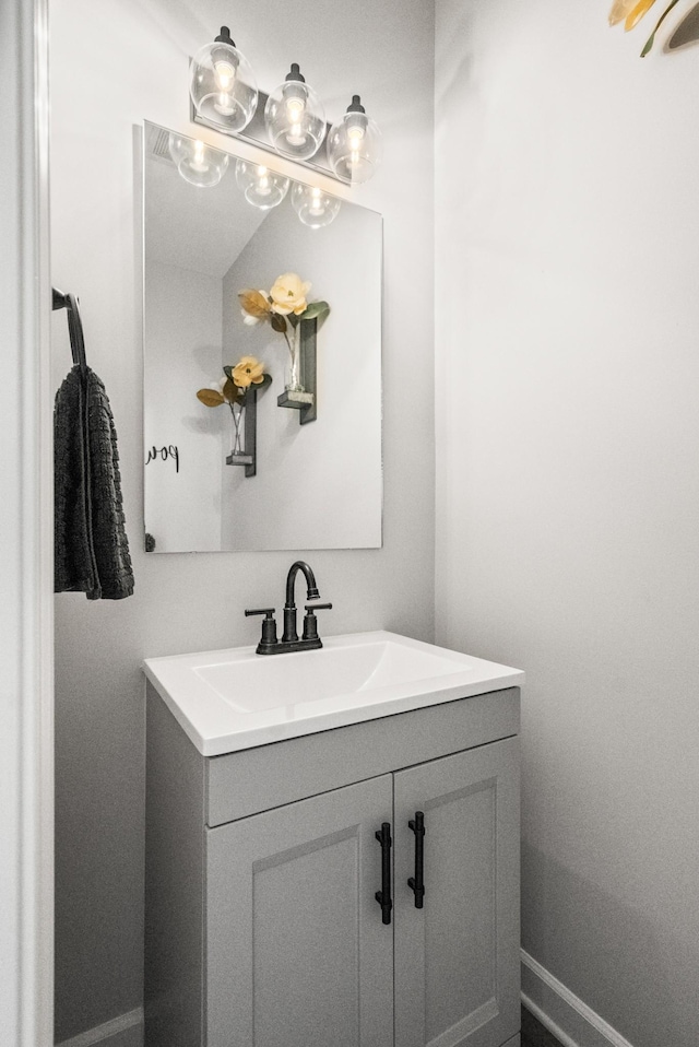 1006 Grider Dr, Gallatin, TN 37066 - bathroom with vanity and baseboards