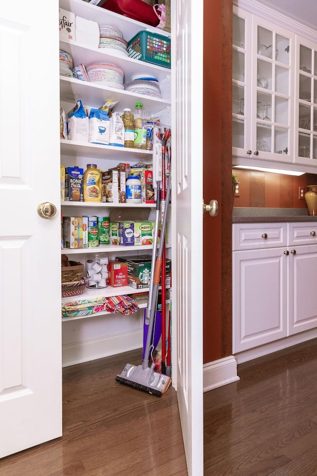 view of pantry