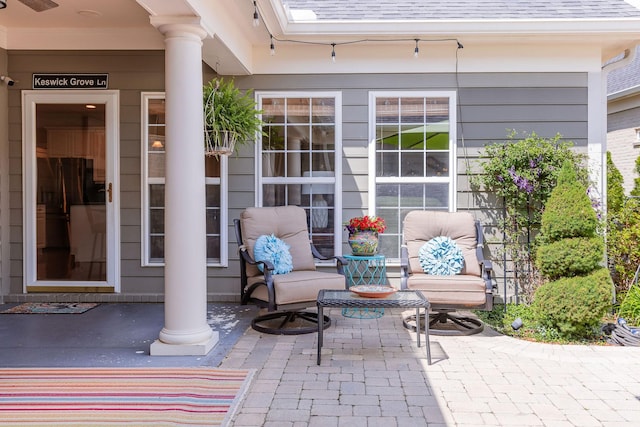 view of patio