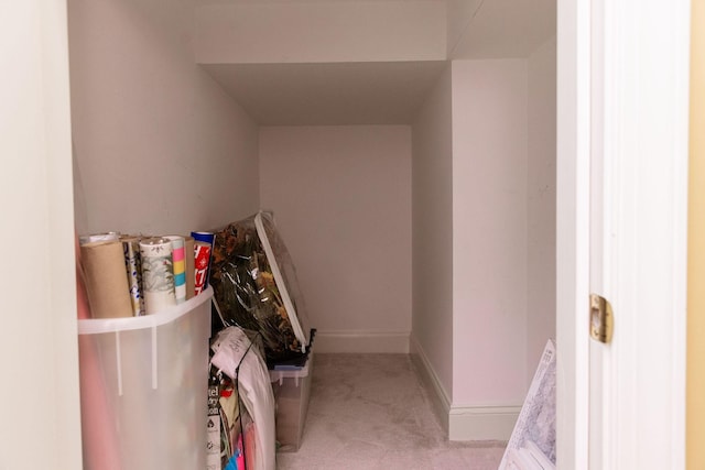 view of storage area