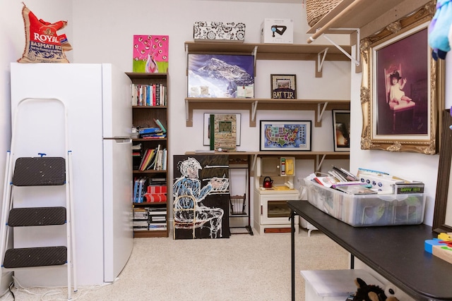 view of office area
