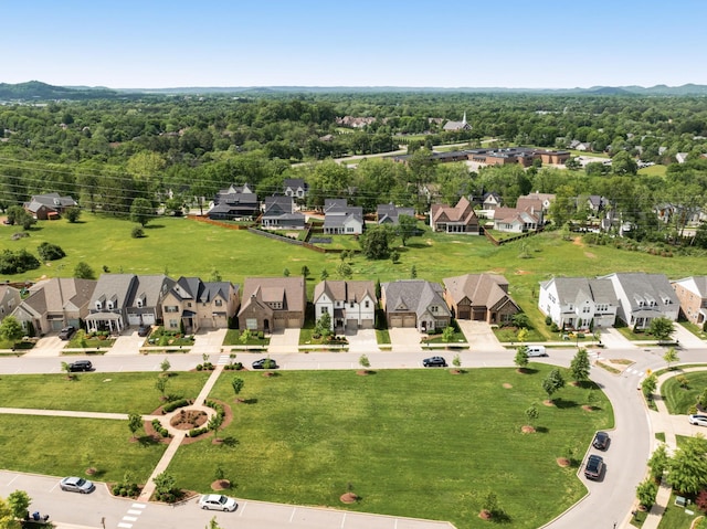 449 River Bluff Dr, Franklin, TN 37064 - drone / aerial view with a residential view