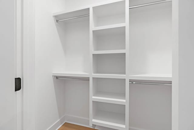 view of closet