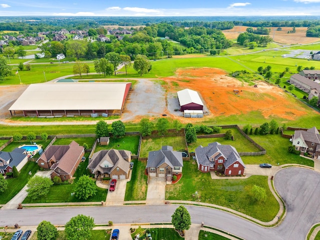 birds eye view of property featuring a residential view