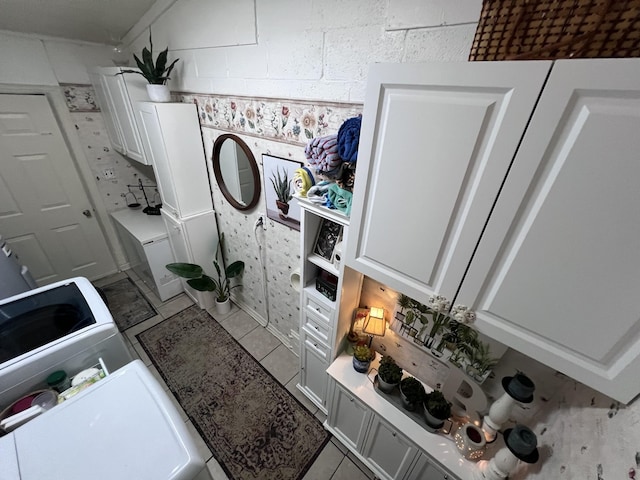 104 Brown Ln, Tracy City, TN 37387 - laundry area featuring tile patterned flooring