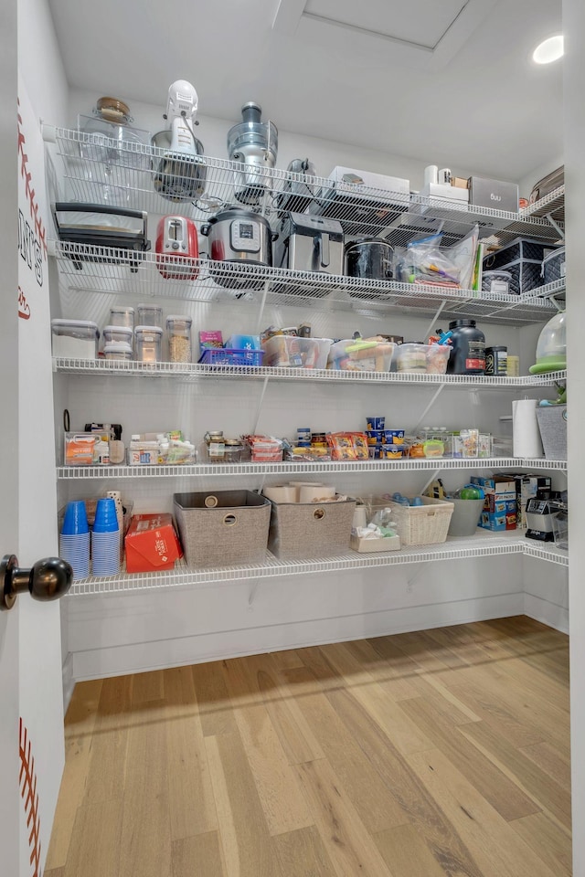 view of pantry