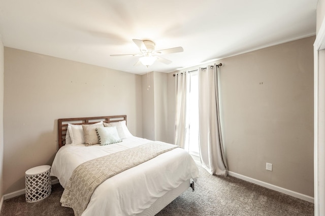 108 High St, Portland, TN 37148 - carpeted bedroom with ceiling fan and baseboards