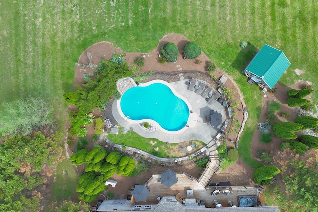drone / aerial view