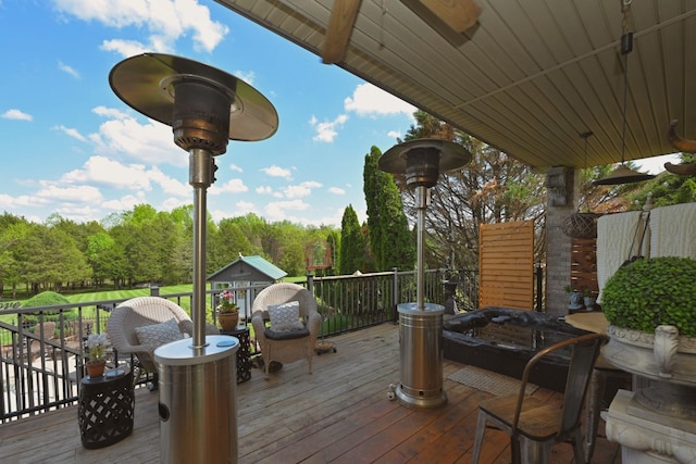 view of deck