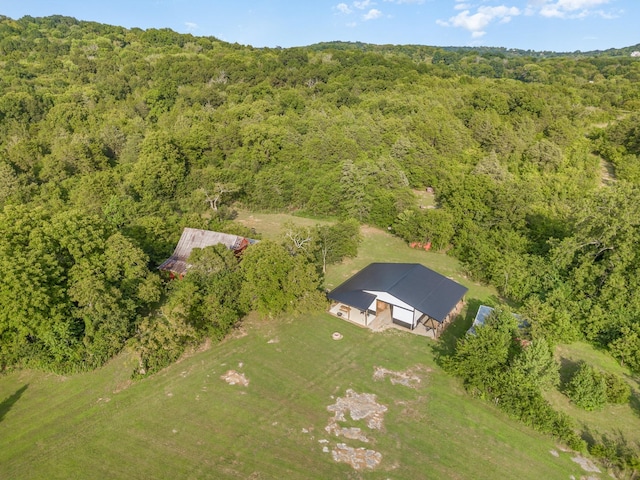 195 Spring Creek Ln, Lebanon, TN 37090 - drone / aerial view featuring a forest view