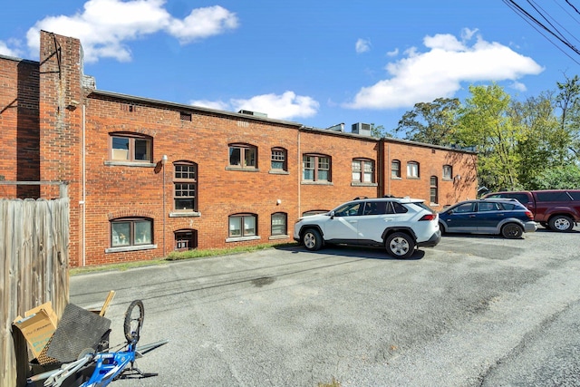 view of uncovered parking lot