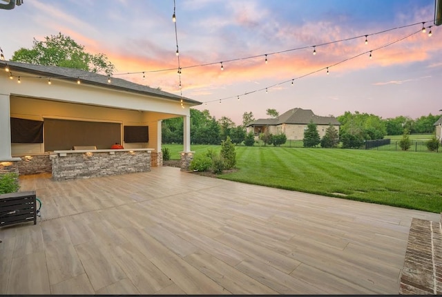 8119 Schweitzer Pl, Arrington, TN 37014 - wooden deck featuring a lawn and a patio