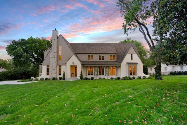 111 Keyway Dr, Nashville, TN 37205 - view of front of house featuring a chimney