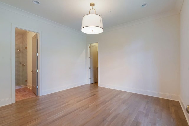 111 Keyway Dr, Nashville, TN 37205 - unfurnished room with crown molding, light wood-style flooring, and baseboards