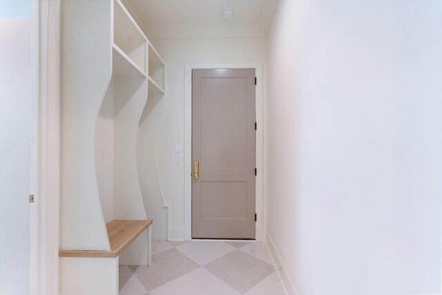 111 Keyway Dr, Nashville, TN 37205 - mudroom featuring light floors and baseboards