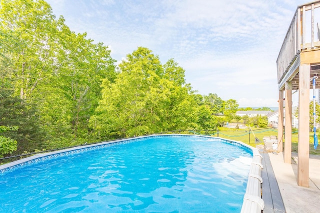 view of pool