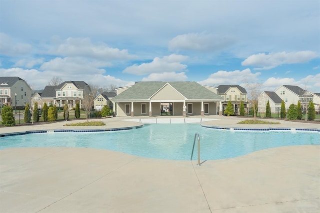 5028 Rockport Ave, Franklin, TN 37064 - community pool featuring fence, a patio, and a residential view