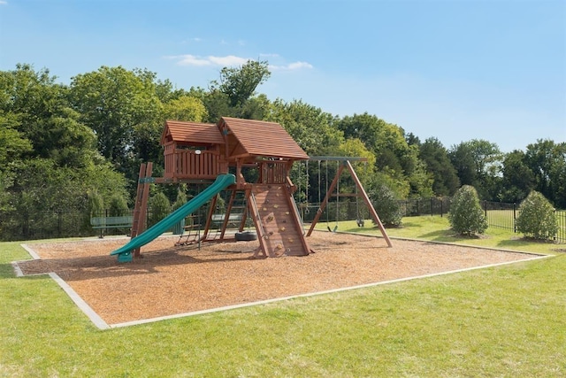 5028 Rockport Ave, Franklin, TN 37064 - community jungle gym with a lawn and fence