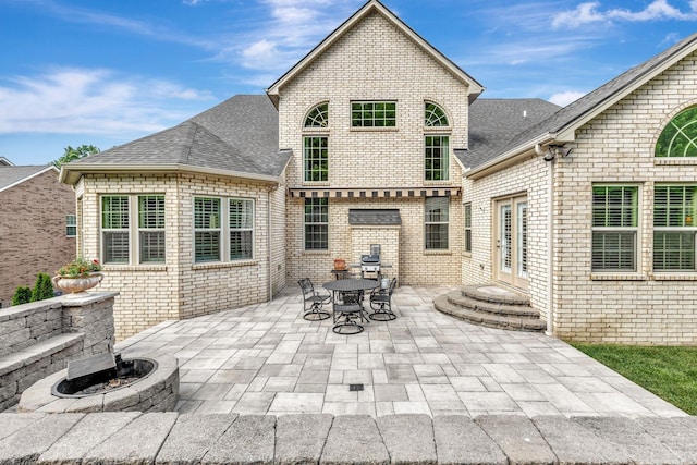 5028 Rockport Ave, Franklin, TN 37064 - view of patio / terrace featuring a fire pit