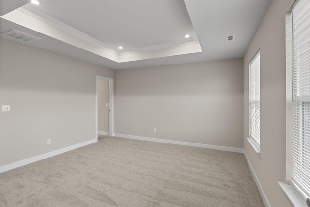 258 Dartmoor Pl, Goodlettsville, TN 37072 - unfurnished room with visible vents, recessed lighting, a healthy amount of sunlight, and light colored carpet