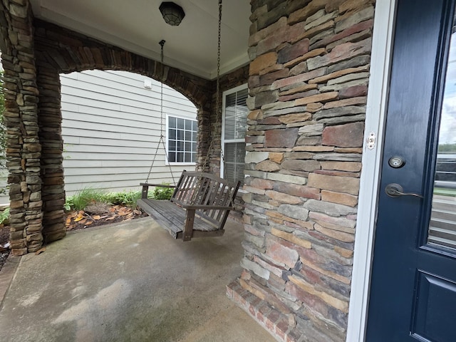 view of patio / terrace featuring covered porch