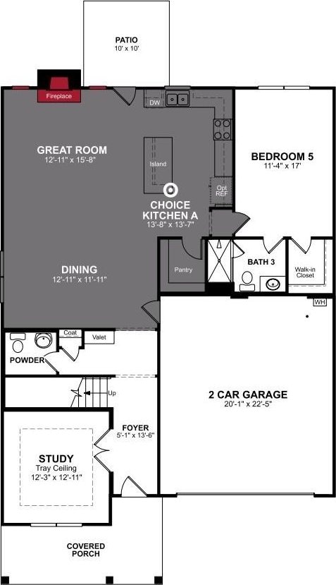 952 Pleasant Ridge Run, Mount Juliet, TN 37122 - floor plan / room layout