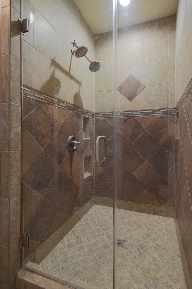 full bath with a stall shower