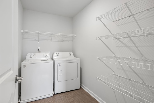 3021 Posada Ct, Spring Hill, TN 37174 - laundry room with laundry area, washing machine and dryer, and baseboards