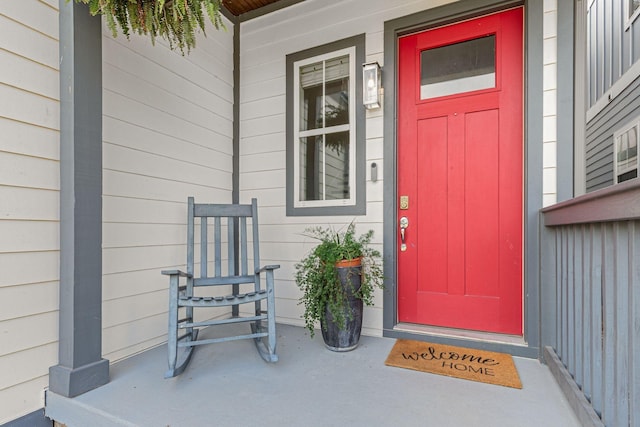 6328B Columbia Ave, Nashville, TN 37209 - doorway to property featuring a porch