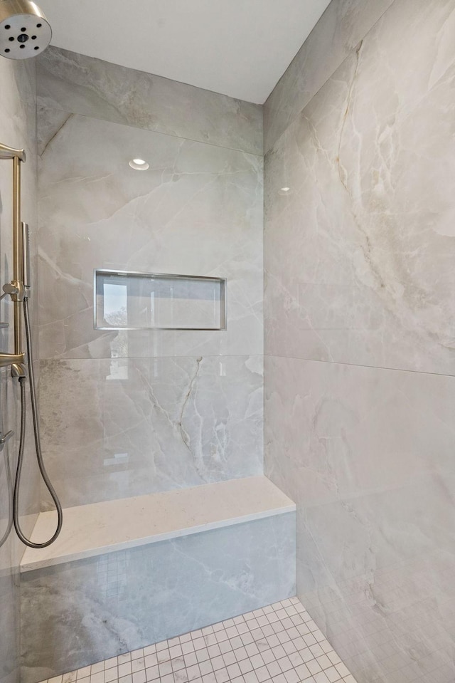803 Arbor Trace Cir, Nashville, TN 37207 - full bath featuring a marble finish shower
