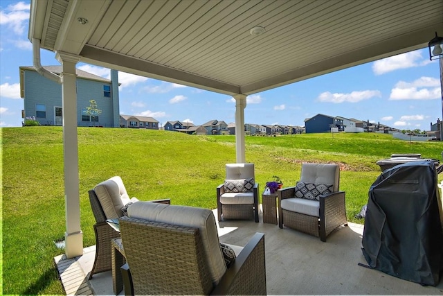 3294 Holiday Ln, Columbia, TN 38401 - view of patio with a residential view