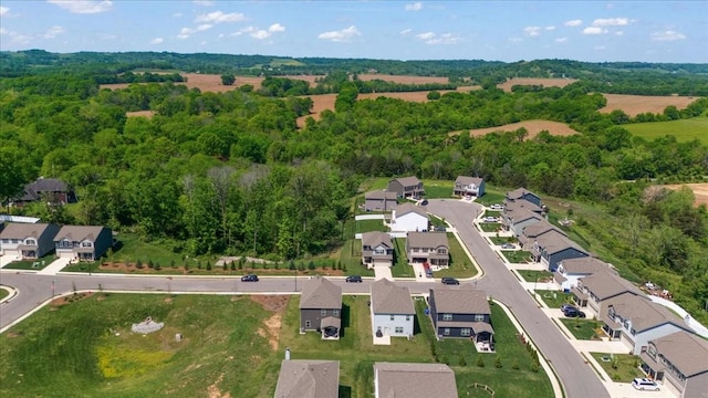 3294 Holiday Ln, Columbia, TN 38401 - aerial view featuring a residential view and a forest view