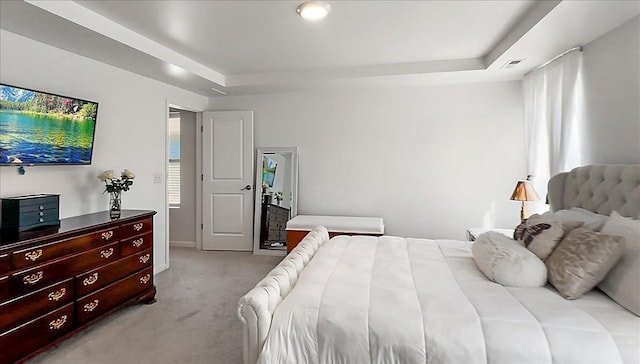 3294 Holiday Ln, Columbia, TN 38401 - bedroom featuring carpet floors, visible vents, multiple windows, and a raised ceiling