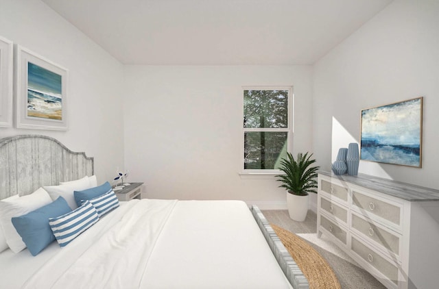 bedroom with baseboards