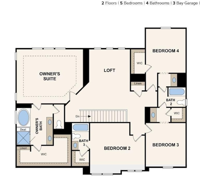 1611 Burlwood Ct, Murfreesboro, TN 37129 - plan