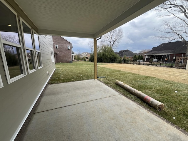 1611 Burlwood Ct, Murfreesboro, TN 37129 - view of patio / terrace with fence