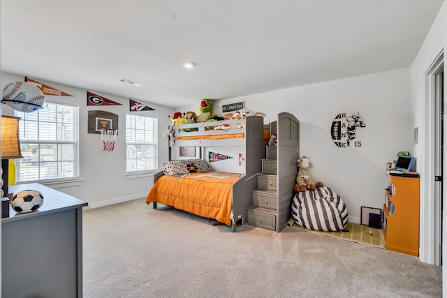 3012 Manchester Dr, Spring Hill, TN 37174 - bedroom featuring carpet floors, baseboards, and visible vents