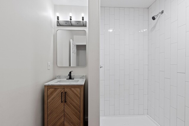 1903 S Orchard Knob Ave, Chattanooga, TN 37404 - bathroom featuring vanity and a tile shower