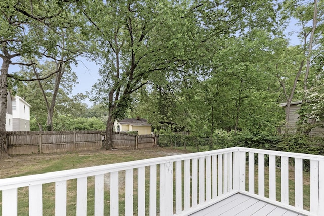 1903 S Orchard Knob Ave, Chattanooga, TN 37404 - wooden terrace featuring a lawn and fence