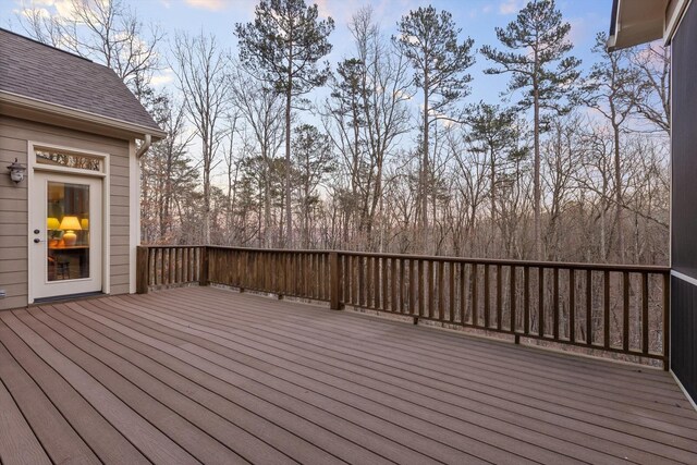 view of deck